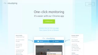 
                            6. Chrome App: monitor directly from the page - Visualping