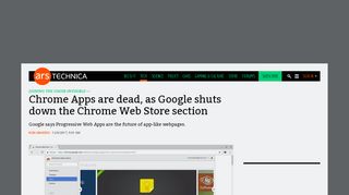 
                            10. Chrome Apps are dead, as Google shuts down the Chrome Web Store ...