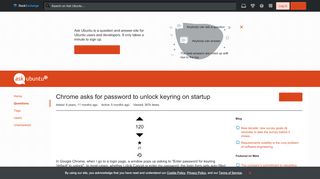 
                            4. Chrome asks for password to unlock keyring on startup - Ask Ubuntu