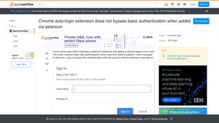 
                            3. Chrome auto-login extension does not bypass basic authentication ...