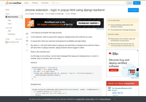 
                            9. chrome extension - login in popup.html using django backend ...