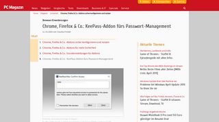 
                            5. Chrome, Firefox & Co.: KeePass-Addon fürs Passwort-Management ...