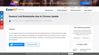 
                            8. Chrome Fix: Restore Lost Bookmarks due to Chrome Update ...