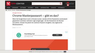 
                            10. Chrome: Masterpasswort festlegen | TippCenter