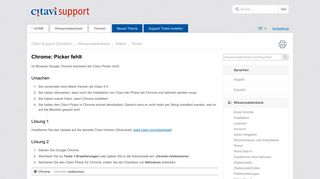 
                            1. Chrome: Picker fehlt - Citavi Support