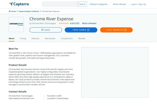 
                            7. Chrome River Expense Reviews and Pricing - 2019 - Capterra