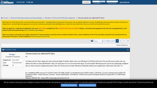 
                            9. Chrome startet von selbst bei PC Start. - PC GAMES HARDWARE EXTREME