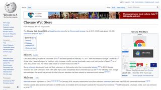 
                            9. Chrome Web Store - Wikipedia