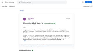 
                            1. Chromebook login loop - Google Product Forums