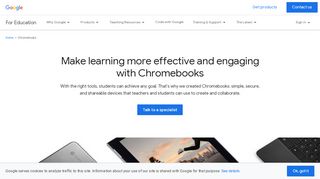 
                            9. Chromebooks | Google for Education
