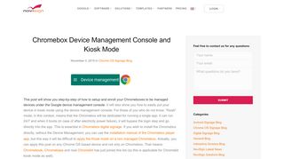 
                            7. Chromebox Device Management Console and Kiosk Mode - NoviSign