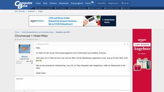 
                            6. Chromecast + Hotel-Wlan | ComputerBase Forum