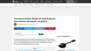 
                            4. Chromecast ohne WLAN: Im Gastmodus & ohne Router streamen – so ...