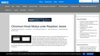 
                            3. Chromium Kiosk Modus unter Raspbian Jessie - webnist.de