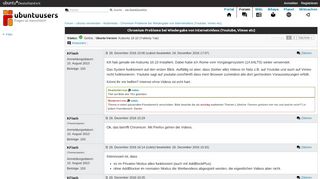 
                            2. Chromium Probleme bei Wiedergabe von Internetvideos (Youtube ...