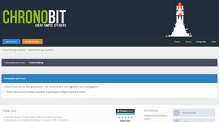 
                            3. ChronoBit.net Forum - Hilfe-Seiten