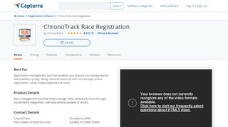 
                            13. ChronoTrack Race Registration Reviews and Pricing - 2019 - Capterra