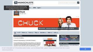 
                            6. Chuck | News, Termine, Streams auf TV Wunschliste