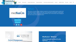 
                            7. CHUG | Medfusion - Centricity Healthcare User Group