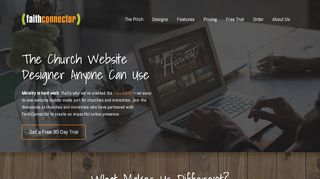 
                            3. Church Websites and Website Builder by FaithConnector (FC)