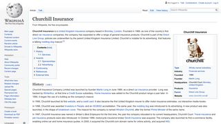 
                            5. Churchill Insurance - Wikipedia