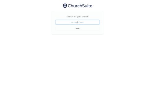 
                            2. ChurchSuite™ · Login