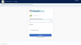 
                            1. ChurchTools 2.0 - login