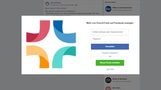 
                            8. ChurchTools - Neue Version 2.28 ist online! Was sind die... | Facebook