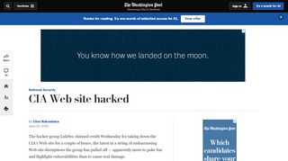 
                            4. CIA Web site hacked - The Washington Post