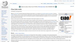
                            4. Ciao (sito web) - Wikipedia