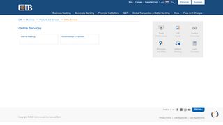 
                            7. CIB - Online Services