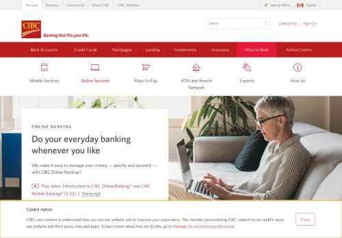 
                            11. CIBC Online Banking - CIBC.com