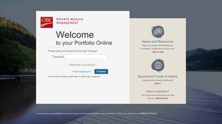 
                            7. CIBC Private Wealth Management Client Sign-In - FIS