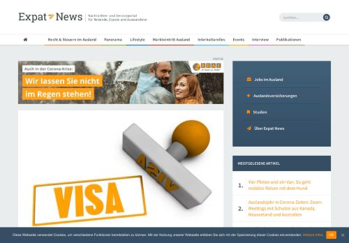 
                            8. CIBT VisumCentrale vereinfacht Online-Antragsverfahren - Expat News