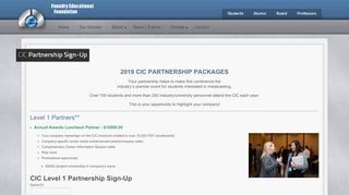 
                            12. CIC Partnership Sign-Up - Foundry Educational Foundation