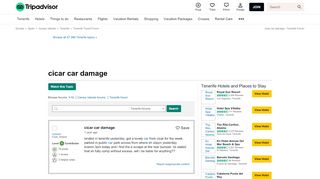 
                            10. cicar car damage - Tenerife Forum - TripAdvisor