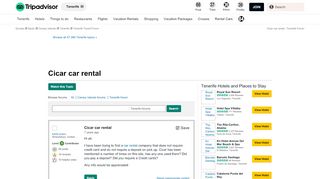 
                            11. Cicar car rental - Tenerife Forum - TripAdvisor