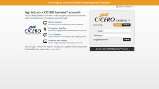 
                            4. CICERO Systems™ Login