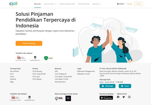 
                            12. CICIL - Akses Cicilan Ringan Untuk Mahasiswa Indonesia