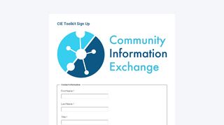 
                            9. CIE Toolkit Sign Up
