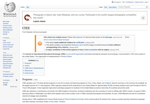 
                            11. CIEE - Wikipedia