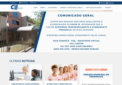 
                            1. CIEE/PR | Centro de Integração Empresa-Escola do Paraná