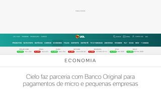 
                            13. Cielo faz parceria com Banco Original para pagamentos de micro e ...