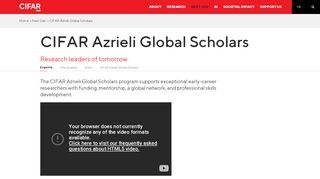 
                            11. CIFAR Azrieli Global Scholars