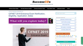 
                            10. CIFNET Entrance Exam 2018 for Bachelor of Fisheries Sc Admission