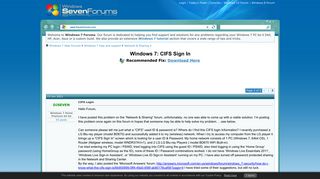 
                            5. CIFS Sign In - Page 2 - Windows 7 Help Forums