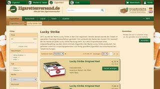 
                            9. cigarrettenversand.de - Lucky Strike