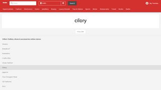 
                            12. Cilory | Promo Codes & Coupons February 2019 - Tiendeo