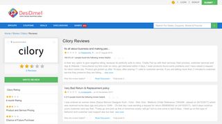 
                            11. Cilory Reviews, Cilory.com online shopping reviews, Rating, Fraud ...