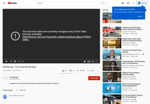 
                            6. CIM Banque - Your Swiss Private Bank - YouTube